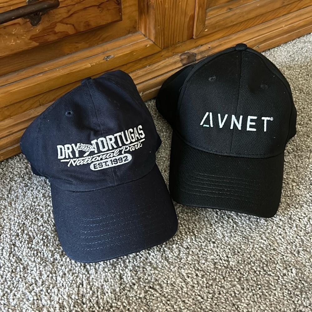 Two brand new never been worn ball caps
